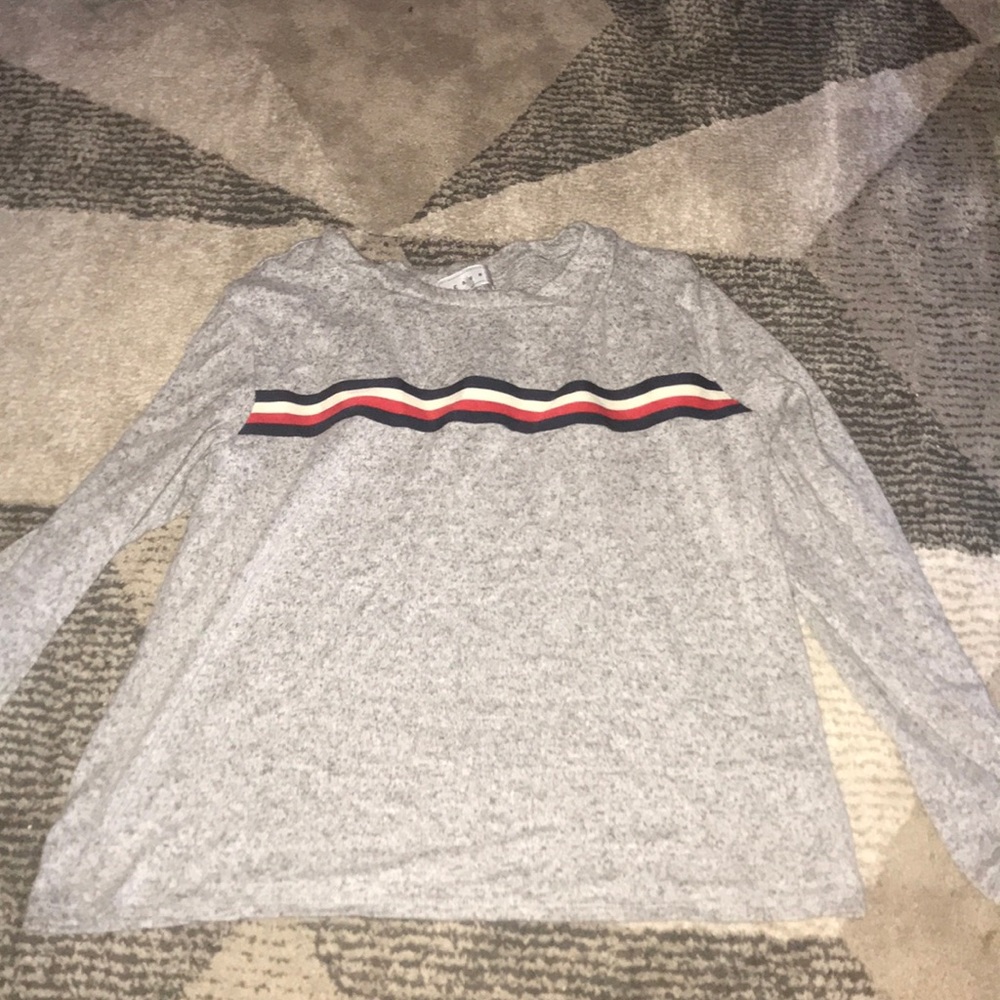 gray sweater